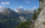 Ausstieg Klettersteig